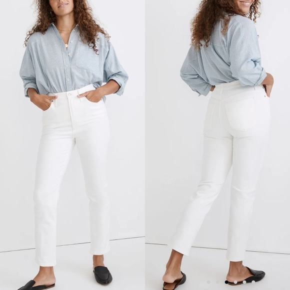 Madewell high rise perfect vintage jeans tile white size 29 - Picture 1 of 13